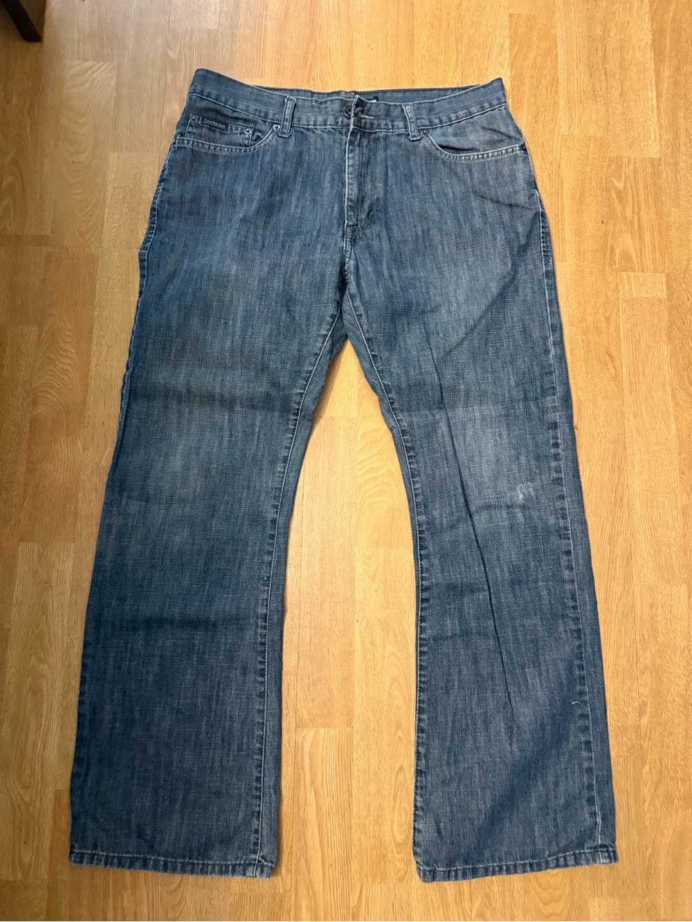 Calvin Klein Jeans Men's Dark Blue Bootcut Denim